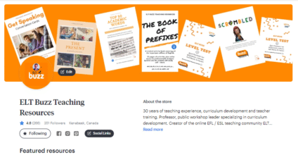The ELT Buzz TeachersPayTeachers Store